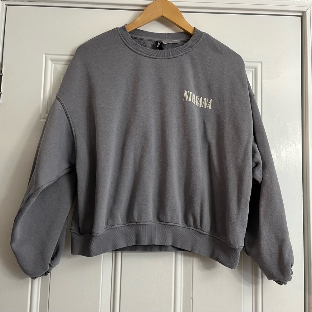 Nirvana Gray Women’s Sweatshirt Size Small